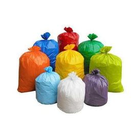 Bolsos plásticos coloridos biodegradables de encargo del compartimiento del PLA de los bolsos de basura de la prueba del escape