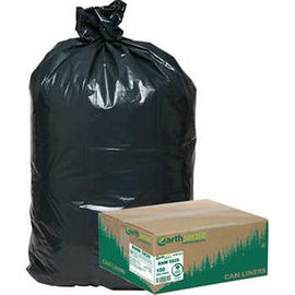 PLA negro abonable/bolsos de basura plásticos biodegradables que sueldan el tipo en caliente