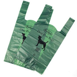 Los bolsos biodegradables del impulso del 100%/la basura abonable del animal doméstico empaqueta el servicio de encargo aceptable
