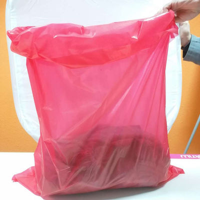 Bolsa soluble en agua 65C PVA para uso médico hospitalario, bolsa soluble para ropa y riesgo biológico para control de infecciones