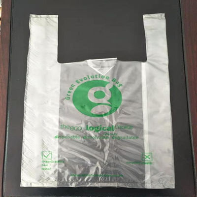 calidad  100% Biodegradable PVA Water Soluble Bags T-Shirt Shopping Custom Printed Logo fábrica