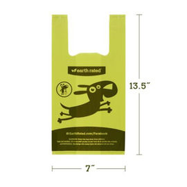 Bolsa de residuos de mascotas soluble en agua de PVA