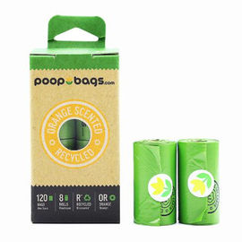 El impulso biodegradable del PLA empaqueta uso del perro casero con el logotipo de encargo del dispensador disponible